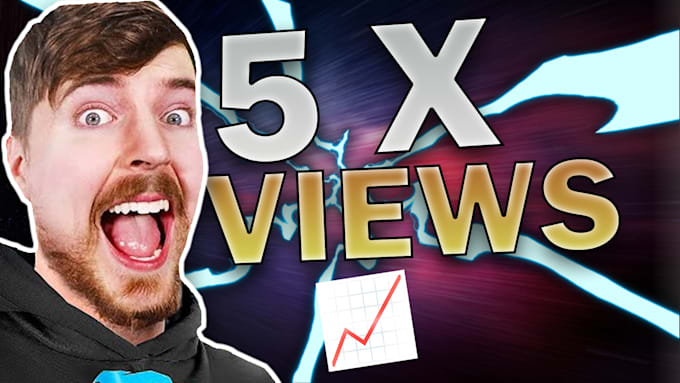 Gig Preview - Create professional eye catching youtube thumbnails