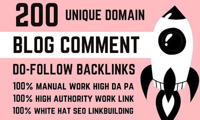 Gig Preview - Create high quality unique domains blog comments backlinks