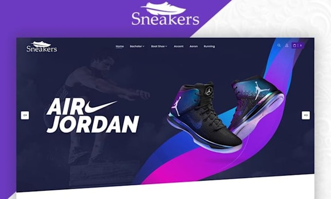 Gig Preview - Build sneaker shopify store footwear shopify store shoe air jordan store