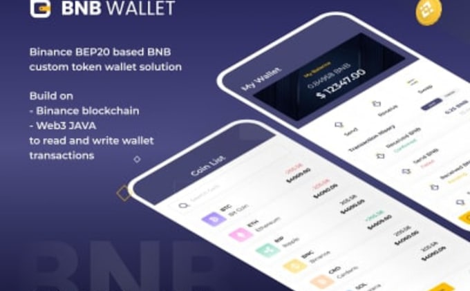 Gig Preview - Develop cryto wallet app cryto website blockchain app nft wallet app cryto ios