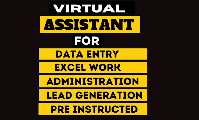 Gig Preview - Your awesome virtual assistant for admin tasks for 24 hours