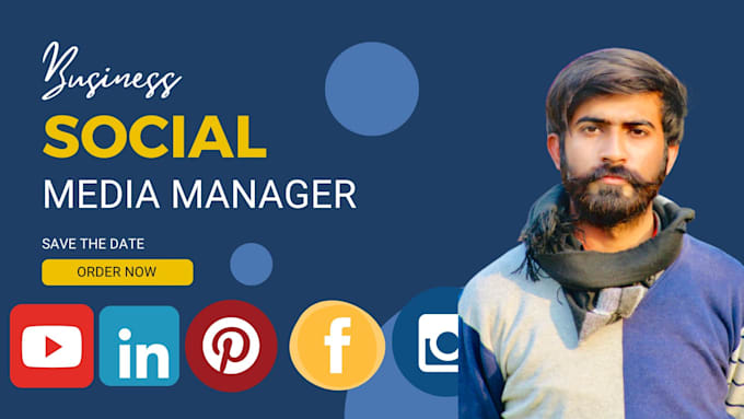 Gig Preview - Social media manager and optimize social media