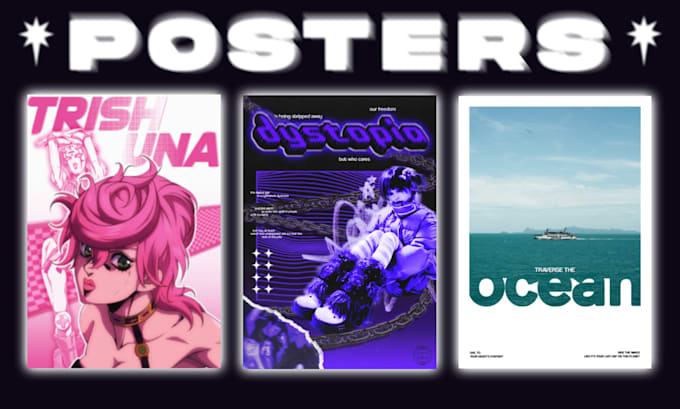 Bestseller - design a poster, album cover, or graphic you want in any style