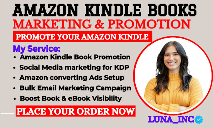 Gig Preview - Do book promotion ebook marketing book advertising amazon kdp ad ebook promotion