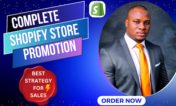 Gig Preview - Complete dropshipping shopify marketing promotion to boost shopify store sales