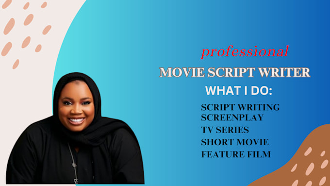 Gig Preview - Write timeless movie script screenplay short story screenplay writing