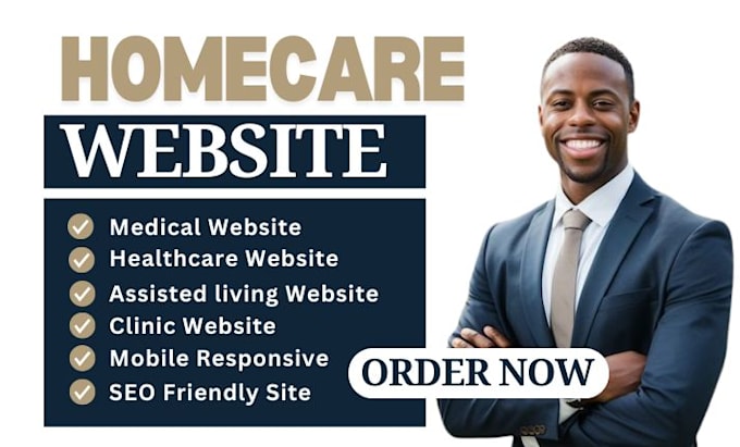 Gig Preview - Design home care website, healthcare website medical website, homecare website