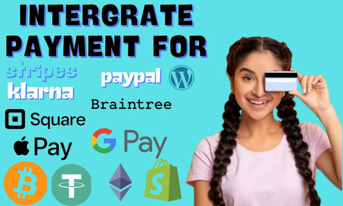 Gig Preview - Integrate payment gateway API stripe, apple pay paypal in wordpress wix, shopify