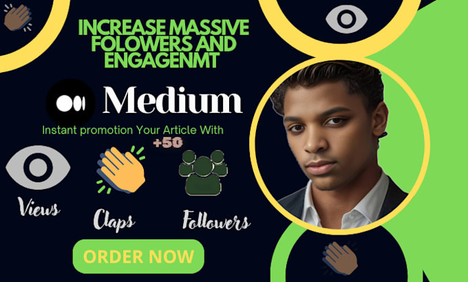 Gig Preview - Do organic viral promotion for your medium article in 24hrs