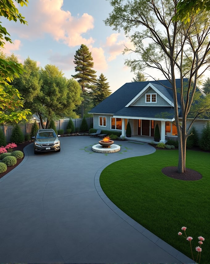 Gig Preview - Design front yard, backyard, home garden as landscape architect