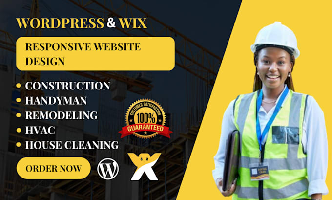 Bestseller - do construction website, handyman, house cleaning, remodeling, havc website