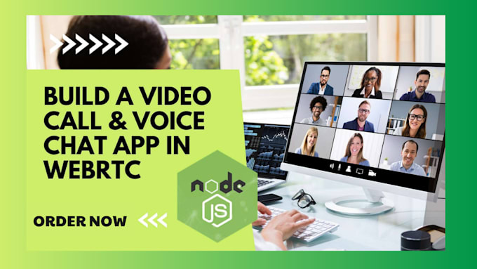 Bestseller - build live chat app, audio video calling, streaming app with webrtc jitsi socket