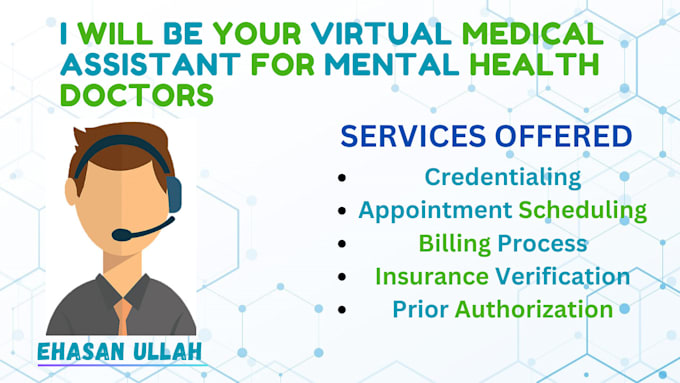 Gig Preview - Be your medical virtual assistant for all health care doctors