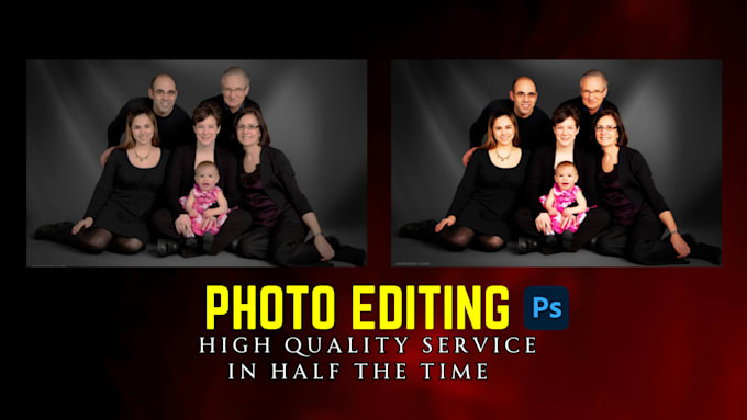 Gig Preview - Do photoshop editing within 24 hours