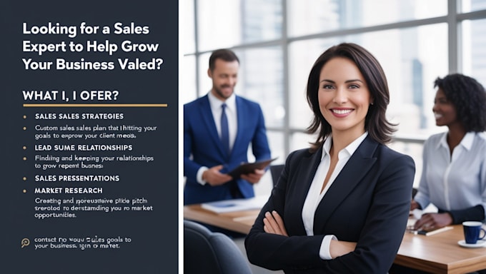 Gig Preview - Be your dynamic sales closer or consultant