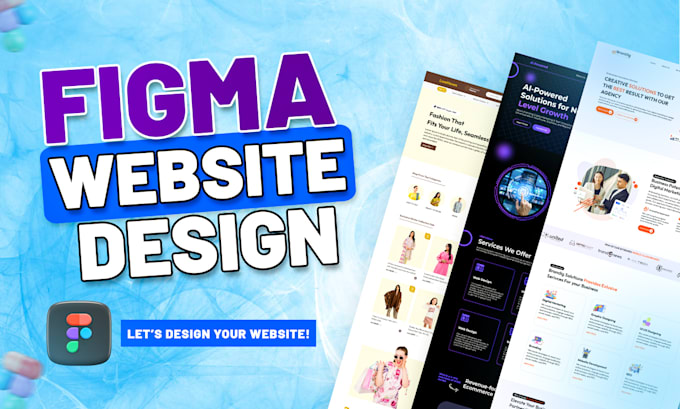 Gig Preview - Do figma website design, UI UX design, lading page ui, mobile app, figma design