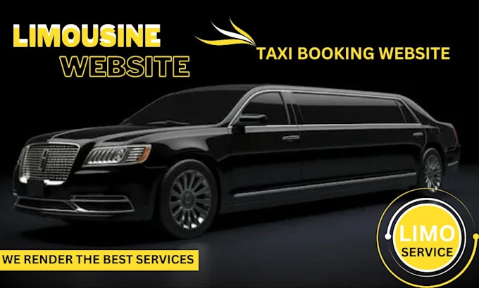 Gig Preview - Design chauffeur, limousine and taxi booking website