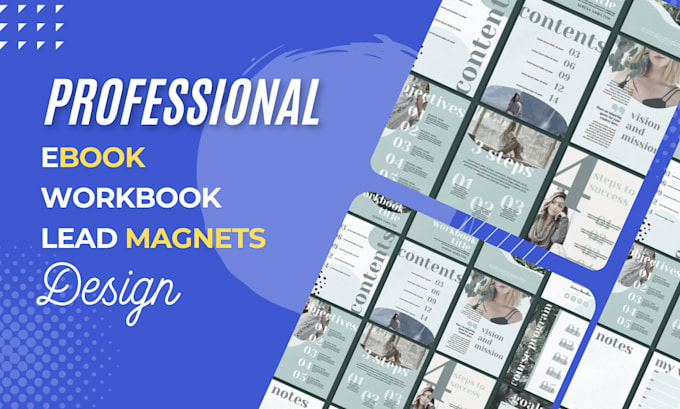 Gig Preview - Do ebooks, workbooks, lead magnets and PDF designs