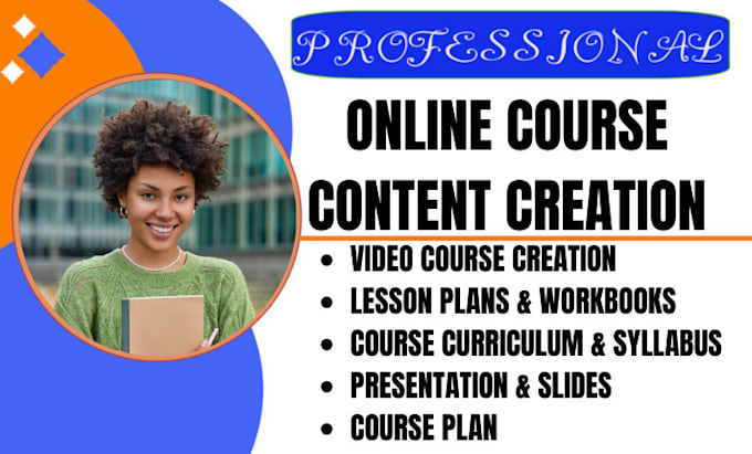 Gig Preview - Create online course content whiteboard animation course lesson plan workbook