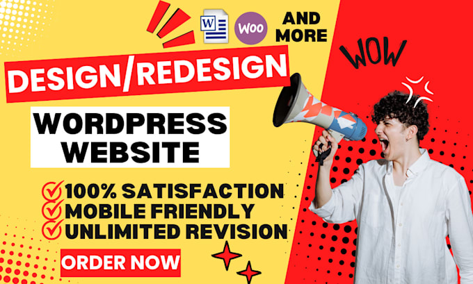 Gig Preview - Build responsive wordpress website design