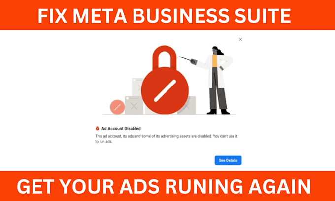 Gig Preview - Be your meta business suite expert and fix facebook ad account