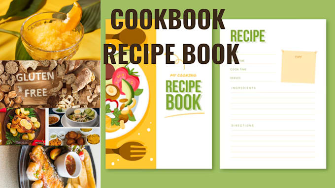 Gig Preview - Write edit cookbook typeset ebook formatting, layout design recipe book gluten