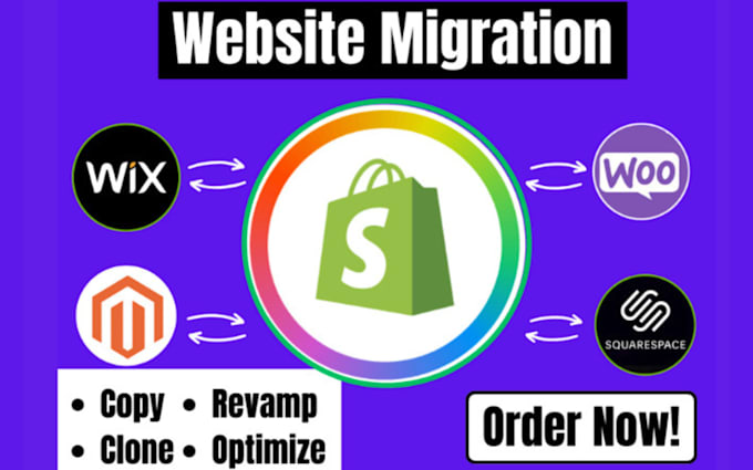 Gig Preview - Shopify update revamp wordpress website clone website shopify developer  wix