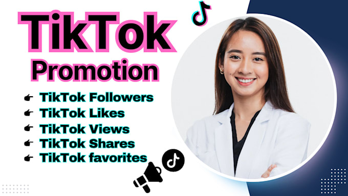 Gig Preview - Grow and promote your tiktok account organically