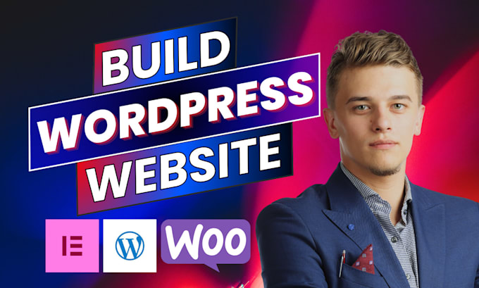 Gig Preview - Build wordpress website design and website development