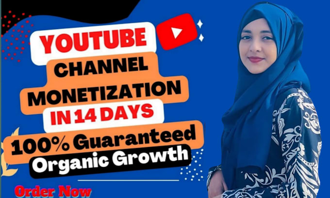 Gig Preview - Do complete youtube channel monetization promotion