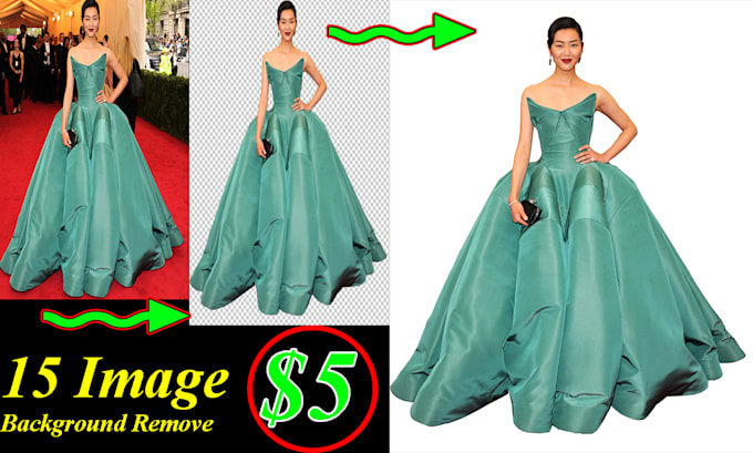 Gig Preview - Background removal and clipping path services