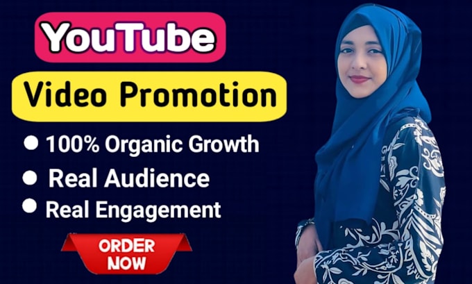 Gig Preview - Do organic youtube video promotion for channel growth