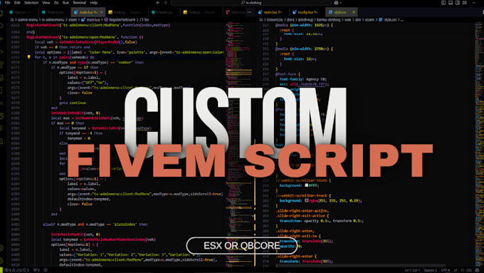 Gig Preview - Develop fivem server or custom fivem scripts