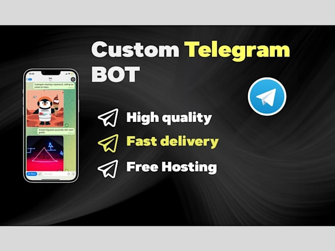 Gig Preview - Create an advanced telegram bot for you