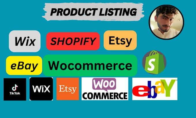 Gig Preview - Bulk import and export add products on wayfair, shopify, ebay, amazon, wix, etsy