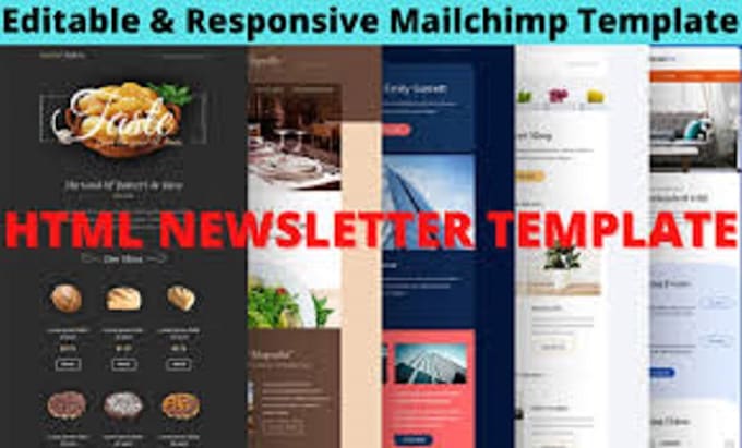 Gig Preview - Design editable, responsive mailchimp and html newsletter template