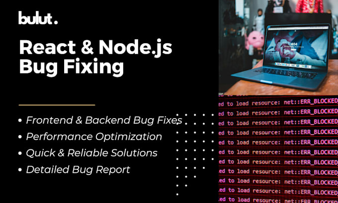 Gig Preview - Fix bugs in your react, nextjs, or nodejs web app