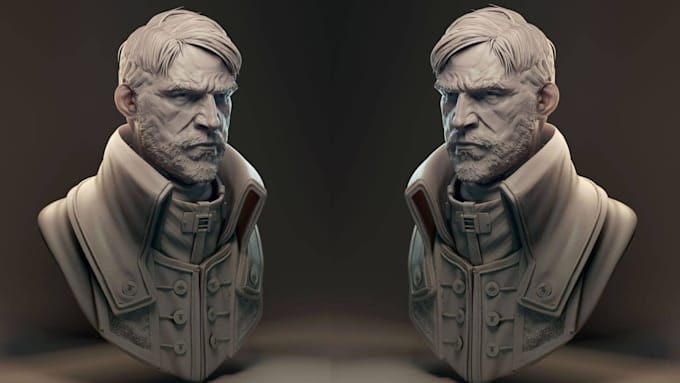 Gig Preview - Sculpt 8k quality model, 3d toy, 3d sculpting, warhammer, statue in 3d printing