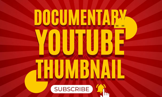 Gig Preview - Make a clean youtube documentary and history video thumbnail