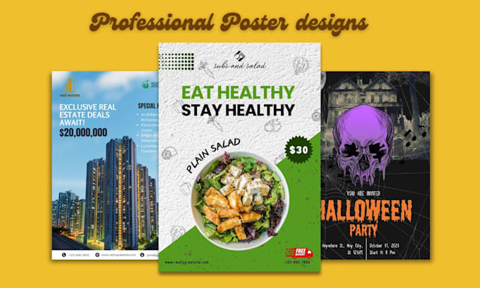 Gig Preview - Create amazing posters for your events and business