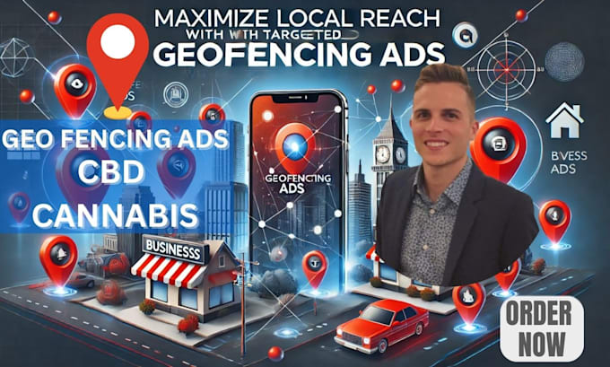 Gig Preview - Design and manage geofencing ads for local business growth