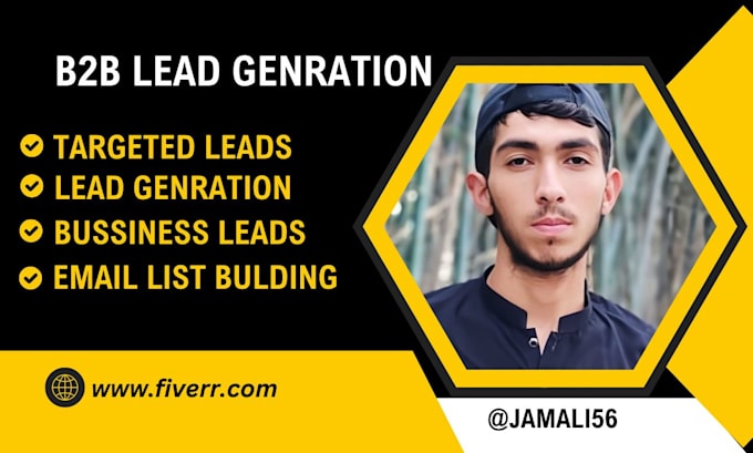 Gig Preview - Do b2b lead generation linkedin lead targeted lead