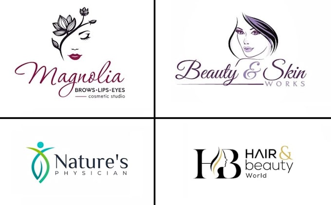 Gig Preview - Create a logo with a branding kit for cosmetics and beauty