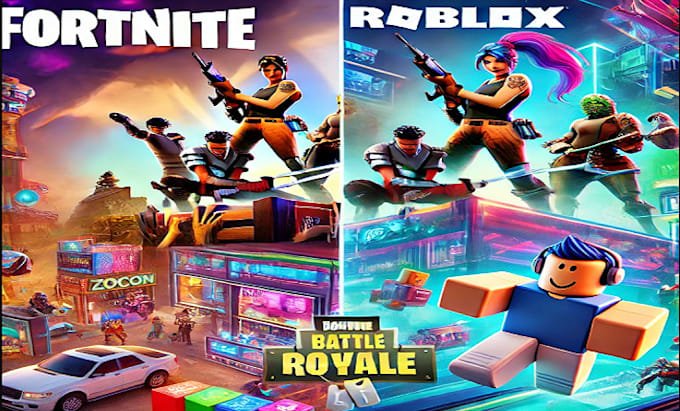 Gig Preview - Create custom fortnite creative maps,zone wars,tycoon maps,roblox games,war game