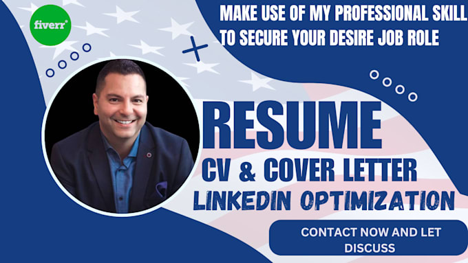 Gig Preview - Deliver professional resume for your desire job, CV, cove letter and linkedin