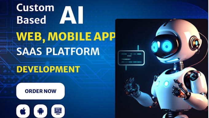 Gig Preview - Ai saas, ai app, ai website for your business and ai based chatgpt chatbot app