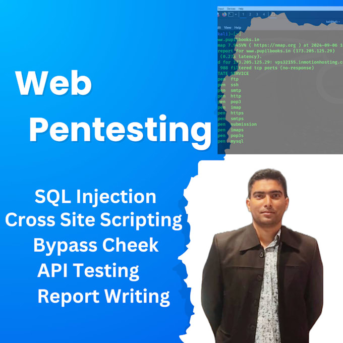 Gig Preview - Web pentester for protect your valuable resources