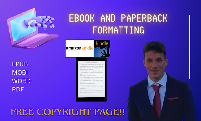 Gig Preview - Do the most professional ebook formatting for KDP amazon