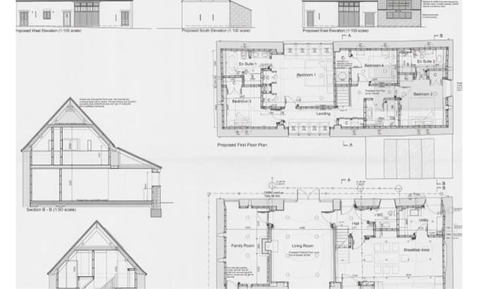 Gig Preview - Be your professional architect and draw UK planning permission drawings