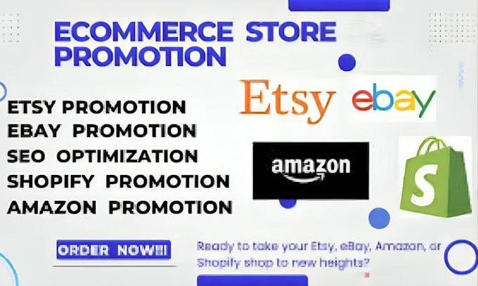 Gig Preview - Promote your shopify, ebay, or etsy store to increase traffic and sales